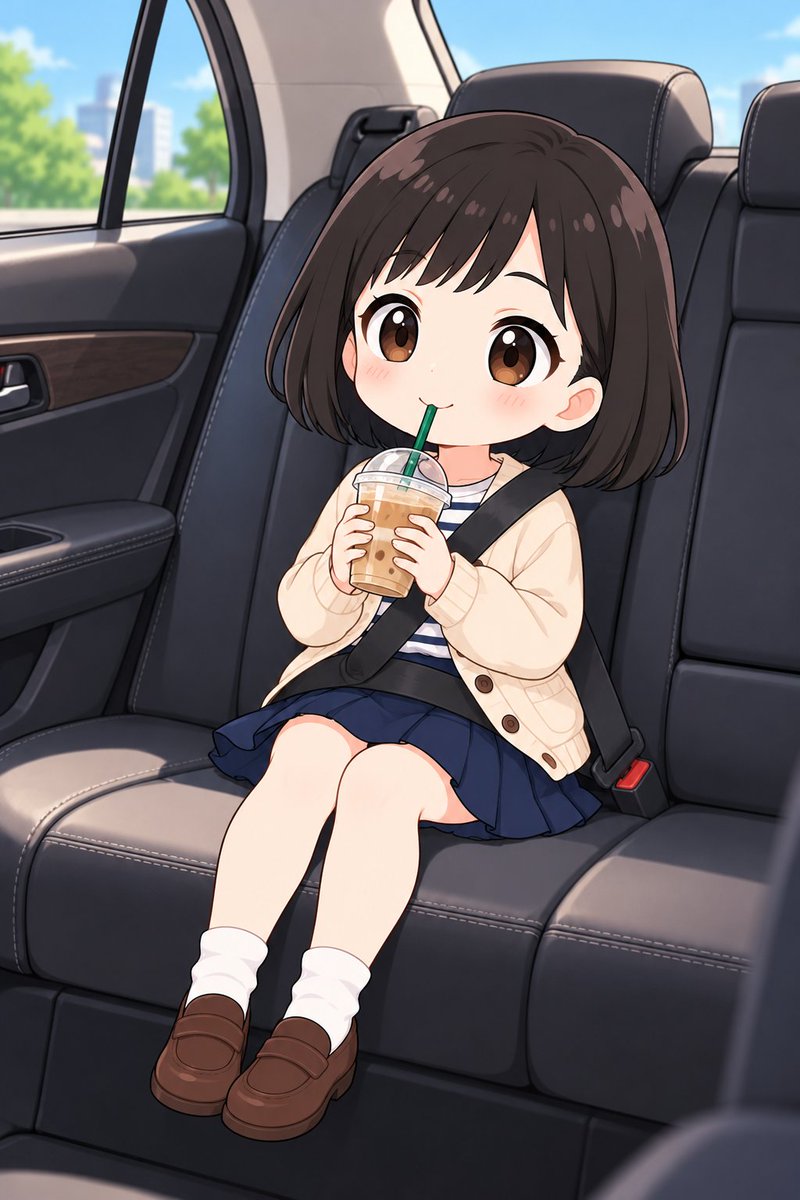 kanako_science's tweet photo. ちょっと遠出をしてまいりました🚙
知らない場所に行くというのはいつも楽しいですね！

そういえば立ち寄ったスタバでポケモンコラボしてました～

#AIart️️️️️️️️️️️️️️️️️️️️️️️️️️️️️️️️️️️️️️️️️️️️️️️️️️️ #AIイラストㅤㅤ #旅 #ドライブ https://t.co/RMP9XmDBVG