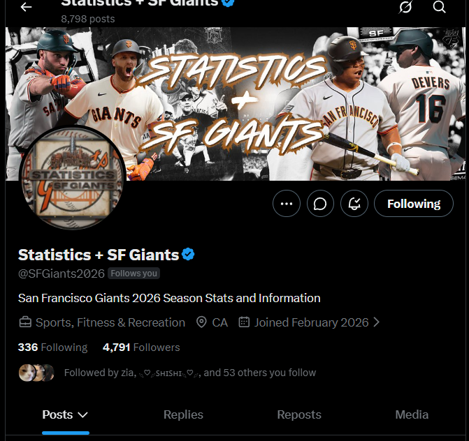 Brillianncee's tweet photo. @EldridgeIsKing @SFGiants2026 Thanks Champ https://t.co/RZ07MrfEPH