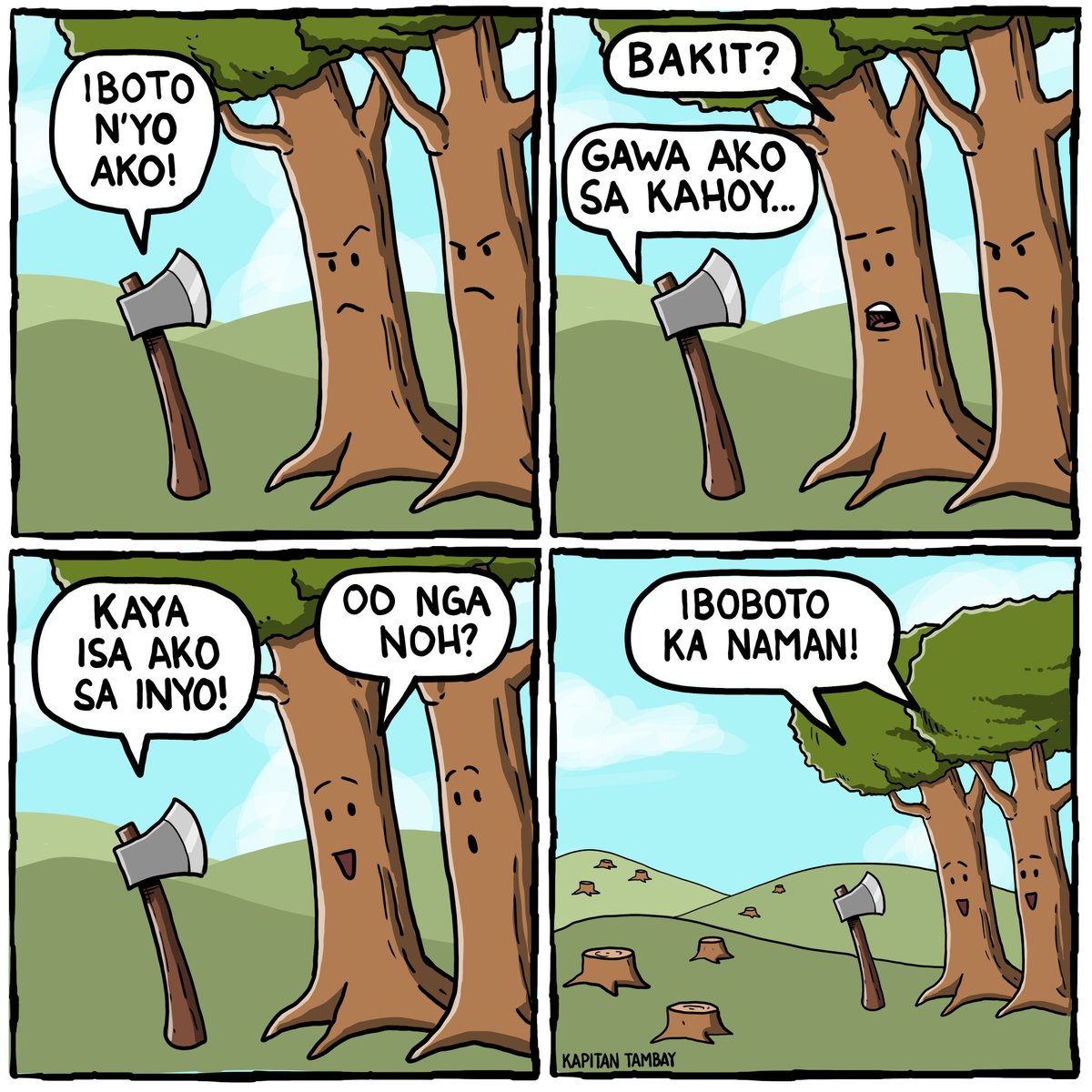 KapitanTambay's tweet photo. Classic allegory. https://t.co/MdZe3OF8rY