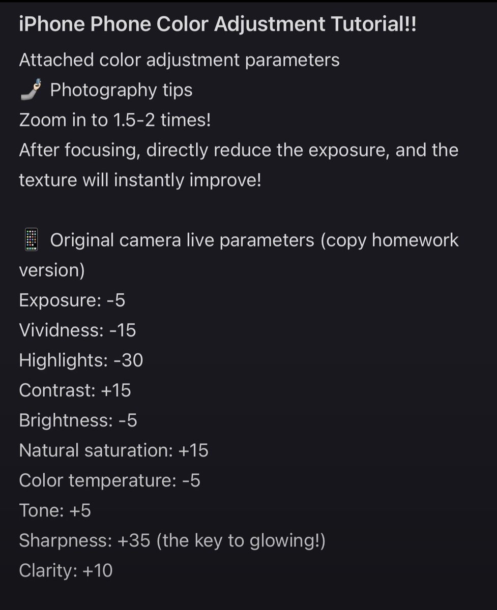 bbutterbl0om's tweet photo. Want sharper, clearer pics? Try this setting👇🏻 https://t.co/SnI2o5Y0WL