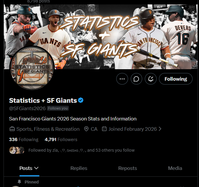 Brillianncee's tweet photo. @SFGiants2026 @EldridgeIsKing Thankss, Manifesting the win heree🤞 https://t.co/slMFCGeRYZ