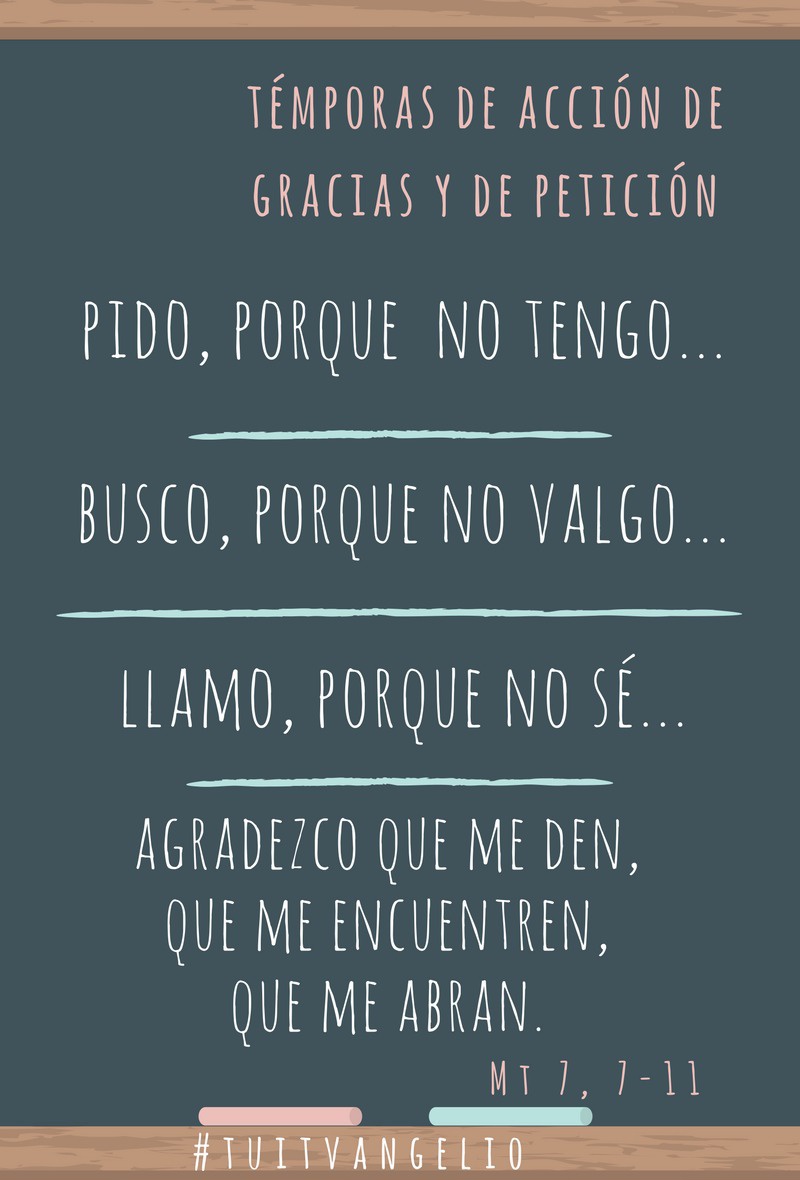 scarRomano's tweet photo. #5DeOctubre 
#Mt7,7-11          
#Témporas               
#Tuitvangelio 

#EvangeliodelDía https://t.co/v7m0aNEve1