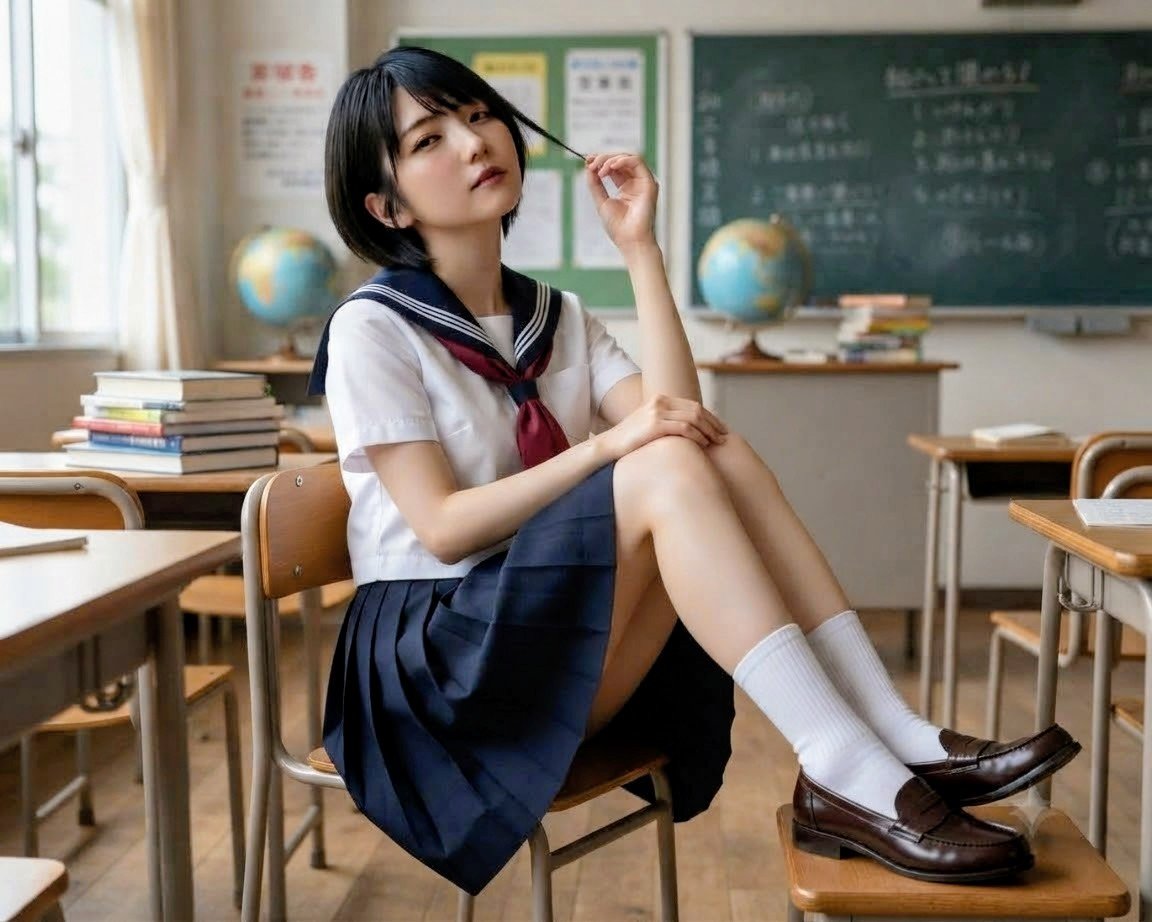 hinata_socks_ai's tweet photo. 今日の白ソックスコーデ🧦
​いかがでしょうか？✨

​#白ソックス #白靴下 #靴下フェチ #足元フェチ #脚フェチ　#AI生成　#AIコスプレ https://t.co/OWQRNuZnQl