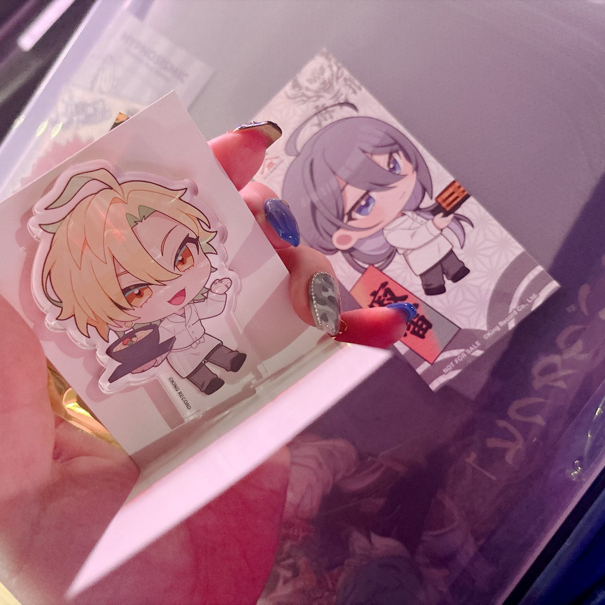 rxrtag's tweet photo. @tonxx6519 初めまして、ご返信が遅くなり申し訳ございません！
ぜひ一二三アクスタ、寂雷しおりと理鶯の交換をお願いできますと嬉しいです。
本日ですと会場付近でのお手渡し、後日ですと郵送での交換希望なのですが、ご都合のよろしい方法をお知らせいただけますと幸いです。 https://t.co/AuSzdp3Aiv