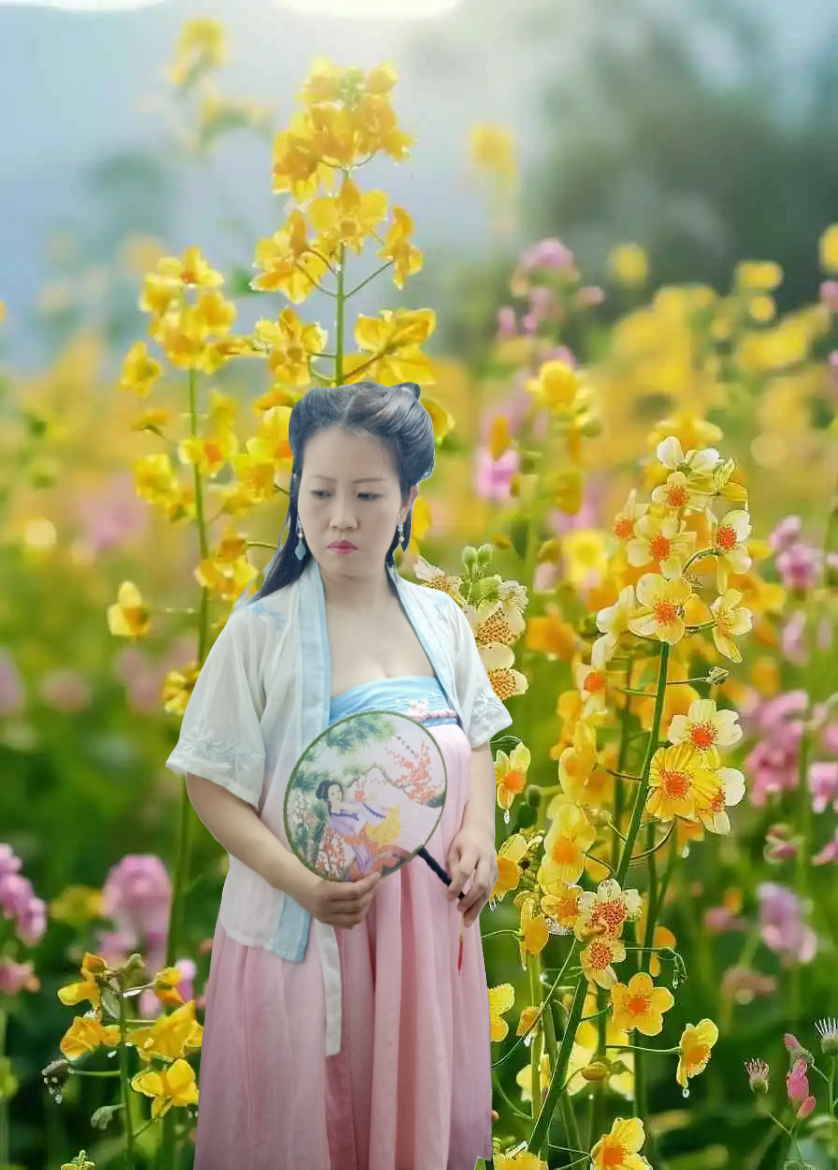 0102YoUnG's tweet photo. The guy in the official robe (Guan Lun Dun Gua) stands calmly by the river, with soft clouds floating in the background.， https://t.co/nfumkYrLTx