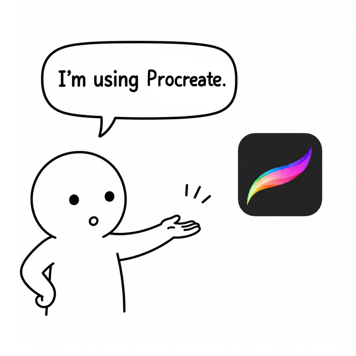 axstonee's tweet photo. I'm using Procreate https://t.co/Q5h4m0C6KR