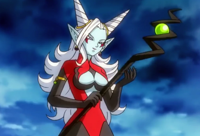 dragonuff's tweet photo. Day 27 of asking @BandaiNamcoUS and @dimps_official 
to add elf eared demons as Cacs into Xenoverse 3 until the game drops Akira Toriyama's final major anime project was Dragon Ball Daima it was all about Demon Race.  Todays Dragon Ball Demon and their great design is:DG Towa https://t.co/WL77sNlBH0