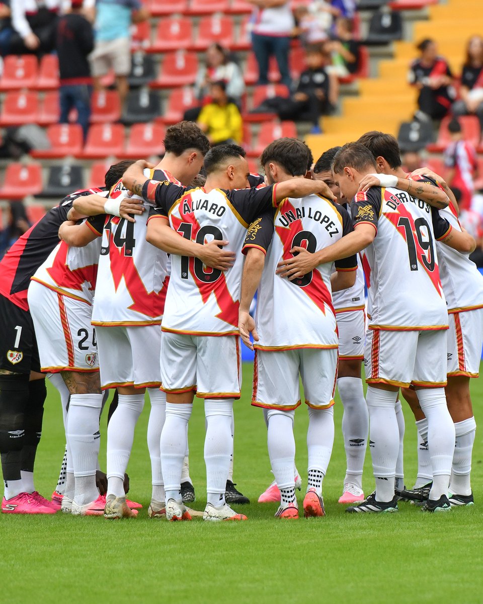 RayoVallecano's tweet photo. ⚡️ Jornada de descanso para el primer equipo.

Mañana, vuelta al trabajo en la Ciudad Deportiva para comenzar a preparar el partido del sábado ante el Athletic Club. https://t.co/pdCqh7sXTg