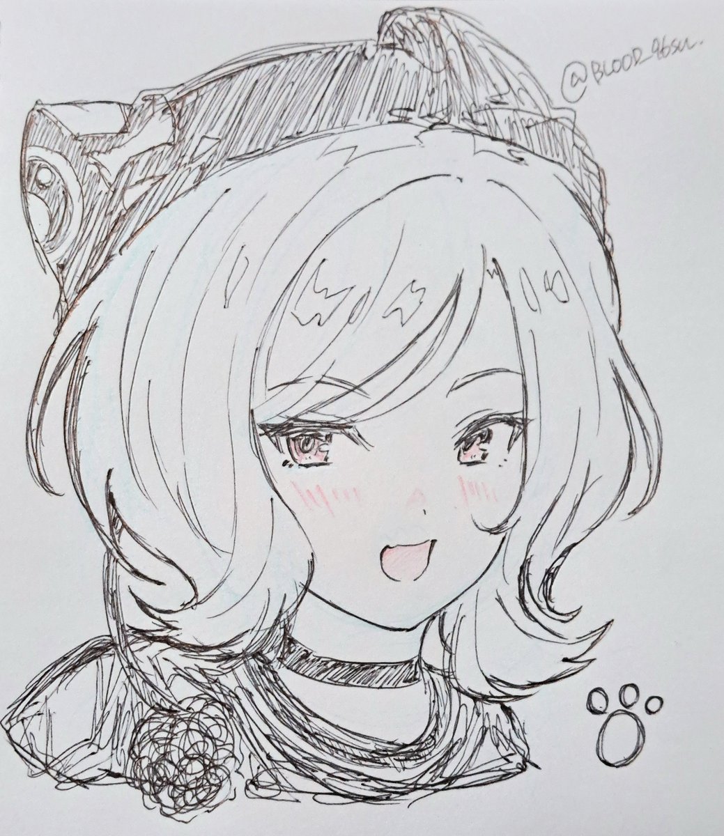 BLOOD_96su's tweet photo. ガルクラ君すっかりこのポップアップ頭から抜けてましたわ……
いつもと違う髪型の智にゃん可愛ええんよなぁと忘れるなの気持ちのらくがき🐾໊ https://t.co/hvYgRqulmA