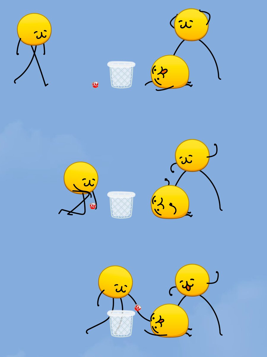 emoji_no_ko's tweet photo. 🦵🗑️🟡🦵 https://t.co/Yw5Yct1V67