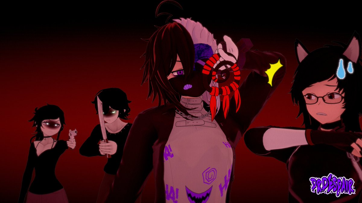 DrDespair2000's tweet photo. #Koikatsu #3DRender #thecoffinofandyandleyleyㅤ 

Hmmm.. What's so special about this dumb little class art project? https://t.co/FvuNF45blS