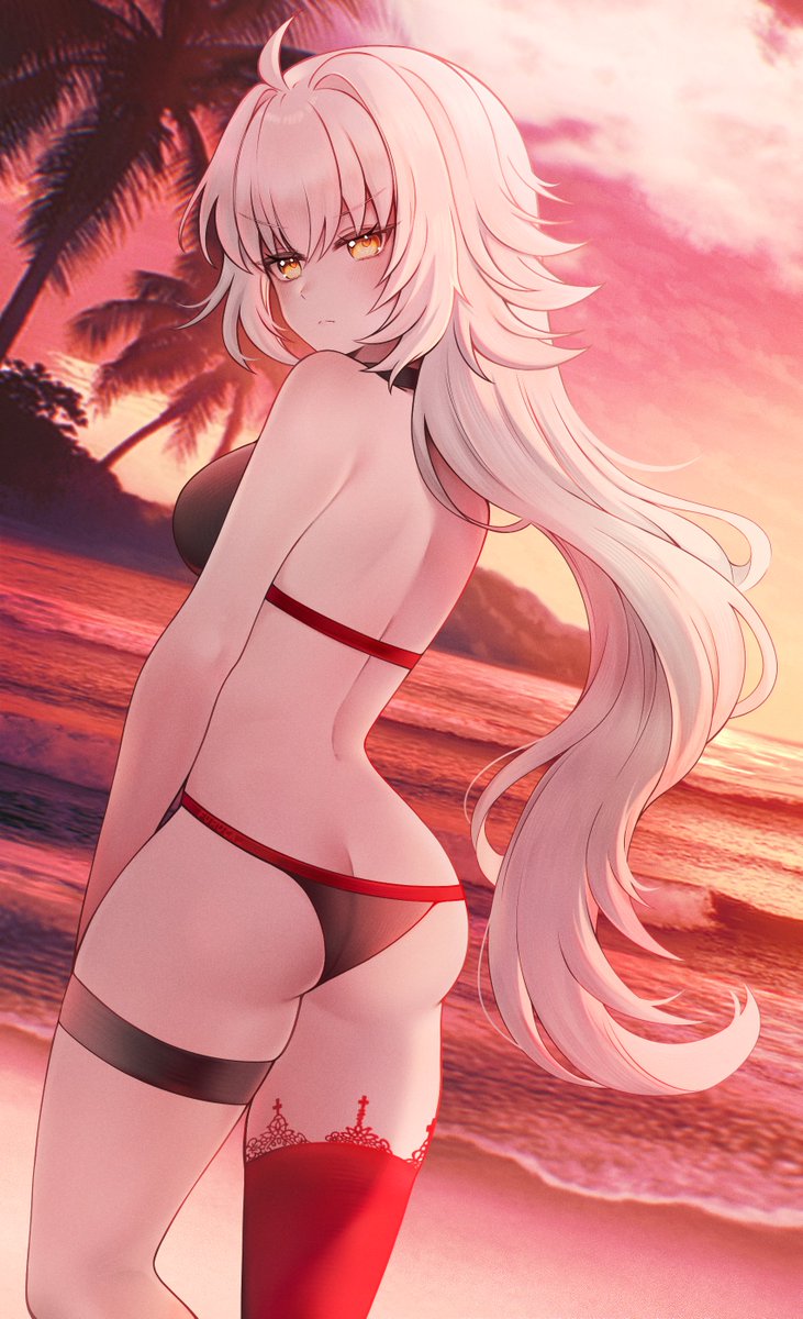 FURUCA_'s tweet photo. Jeanne Alter Summer ❤️🐉
#FGO #ジャンヌ・オルタ https://t.co/Bm1YC3qEQg