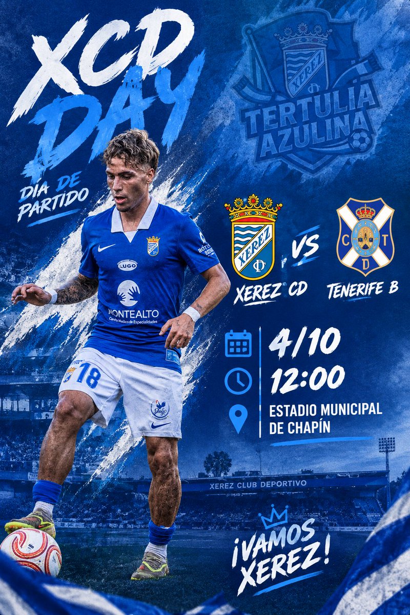 TertuliaAzulina's tweet photo. DIA DE XEREZ, PRIMER DIA DE LA ERA ABEL SEGOVIA. NOS VEMOS EN CHAPIN XERECISTAS⚔️💙🤍 https://t.co/3SKwTdCOWg