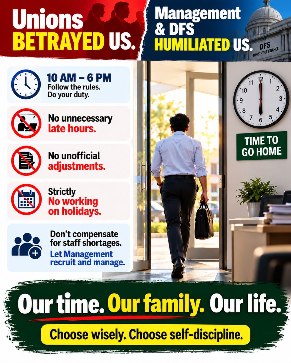 bankaffairs's tweet photo. We are ill-treated.
We are humiliated.
We are betrayed.

Yet, there is still no self-discipline.

Maybe it’s time we realise: if we keep adjusting, nothing will change.

Our time. Our family. Our life.
Choose wisely. Choose self-discipline. https://t.co/AkqjrHKPLN
