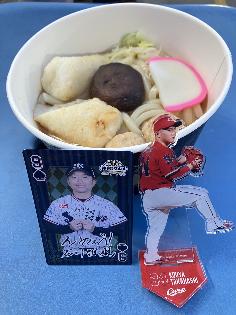 redscarpy's tweet photo. 石川さん引退記念のきりたんぽうどん。
石川さんお疲れ様でした！ https://t.co/2B6BfksK4p