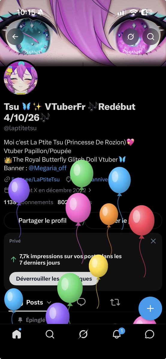 laptitetsu's tweet photo. Balloooooon et Redebut (pas du tout fini et 😱) aujourd’hui 😅😅😅😅😅
Épisode 1 : « Souvenirs. Au revoir. Merci »
22h30
#vtuber #vtuberfr #vstreamer #vstreamerfr #streamerfr #vtuberredebut #vtuberuprising https://t.co/ImzdnfUpsT
