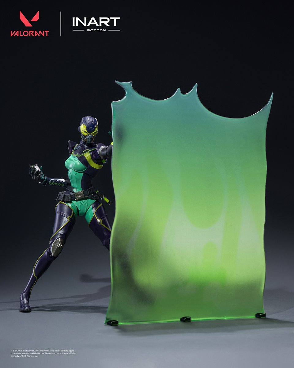 INART_Official's tweet photo. INART Action - VALORANT - Viper 1/12 Action Figure

Pre-order begins: October 7, 2026, 18:00 GMT+8
RSVP: https://t.co/qIjA4YvNFN

No room for escape.
Through poison, precision, and calculated control,
Viper turns the battlefield into her territory.

#INARTAction #VALORANT #Viper https://t.co/oMdfux3SD6