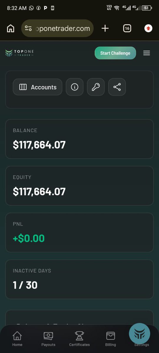 AlphaSweepvxzn's tweet photo. Dear @TopOneTrader, I joined the Belt Competition and completed all the rules. My account shows $17,663.07 profit, which should put me around 20, but my account is missing from the leaderboard.

Please check my account and update my ranking. I have screenshots proving my results. https://t.co/Lxxy7vMzcZ