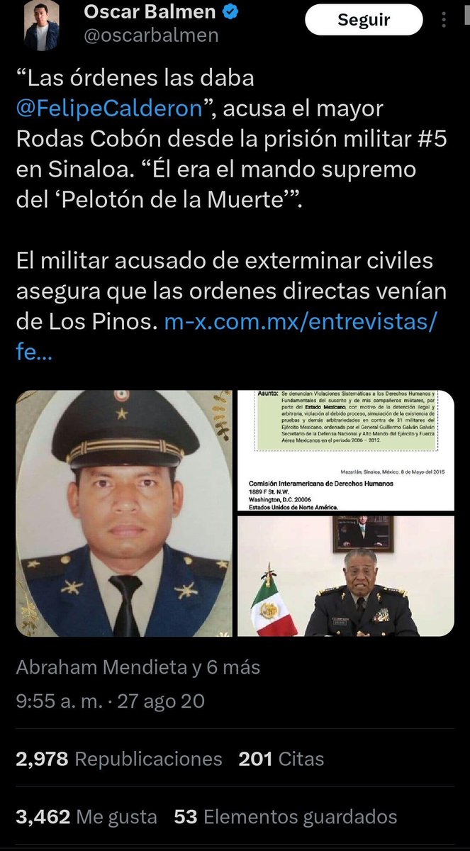 HctorDetectivMx's tweet photo. @arturoavila_mx @FelipeCalderon @azucenau @Claudiashein @LuisaAlcalde @rosaicela_ @ivan_escalante Pensé en #NarCocoa Calderón, la hermana de Felipe Calderón Genocida y Narco
De eso no dirá Azucena, quien entrevista al narco FECAL https://t.co/6OZ9nugBlr