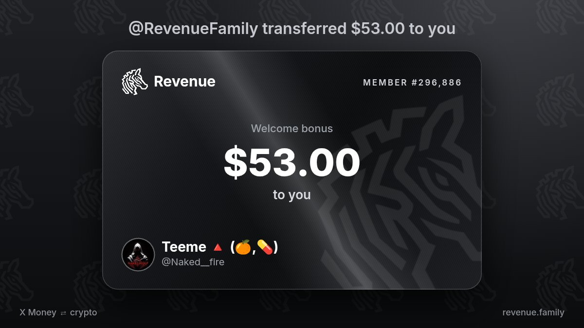 Naked__fire's tweet photo. Officially received $53.00 from @RevenueFamily https://t.co/DBoTt8Bkbo