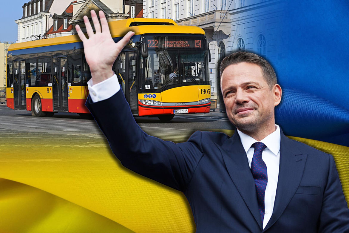 cuprwarszawa's tweet photo. 🚨 SKANDAL! Trzaskowski oddał 🇺🇦 5 warszawskich autobusów Solaris! Pojazdy, które jeszcze tydzień wcześniej woziły Polaków, teraz jeżdżą po Drohobyczu. To już 12. autobus. Wbrew woli narodu polskiego, wbrew interesowi Polski. Prezydent Warszawy urządza sobie prywatny folwark! https://t.co/g1oVOC6nY7