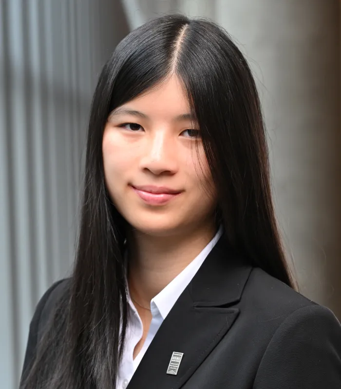 mathemetica's tweet photo. Rachel Chen, 18, of Los Angeles (Marlborough School; from Canada), is a young math researcher. 

In the 2026 Regeneron Science Talent Search she placed fourth and won $100,000 for the dual canonical basis of the spin representation via Temperley-Lieb algebra. 

Extending a 1997 result, she used Temperley-Lieb diagrams to picture quantum particle systems in a magnetic field and gave what she calls the first explicit non-inductive formula for that basis, plus a new axiomatic view linked to the Hecke algebra. She qualified for USAJMO, CMO, and APMO, founded a math club, and directs contests for Athemath.
