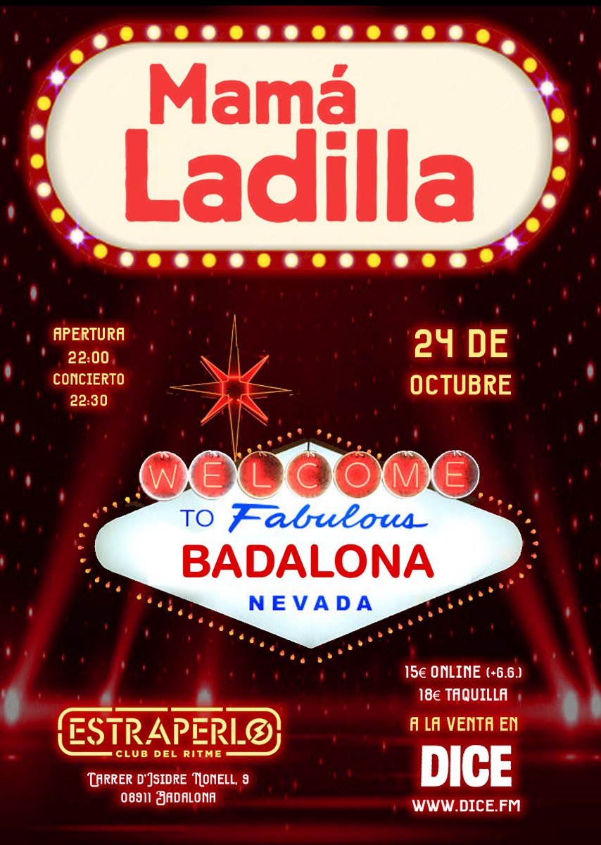 Mama_Ladilla's tweet photo. Próximamente, Mamá ladilla por doquier.

Info y entradas: https://t.co/B07QuzIbb7 https://t.co/r84T3OhfIo