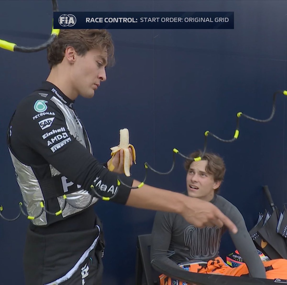 russellist63's tweet photo. “you and your banana” https://t.co/XfwrHviXlc