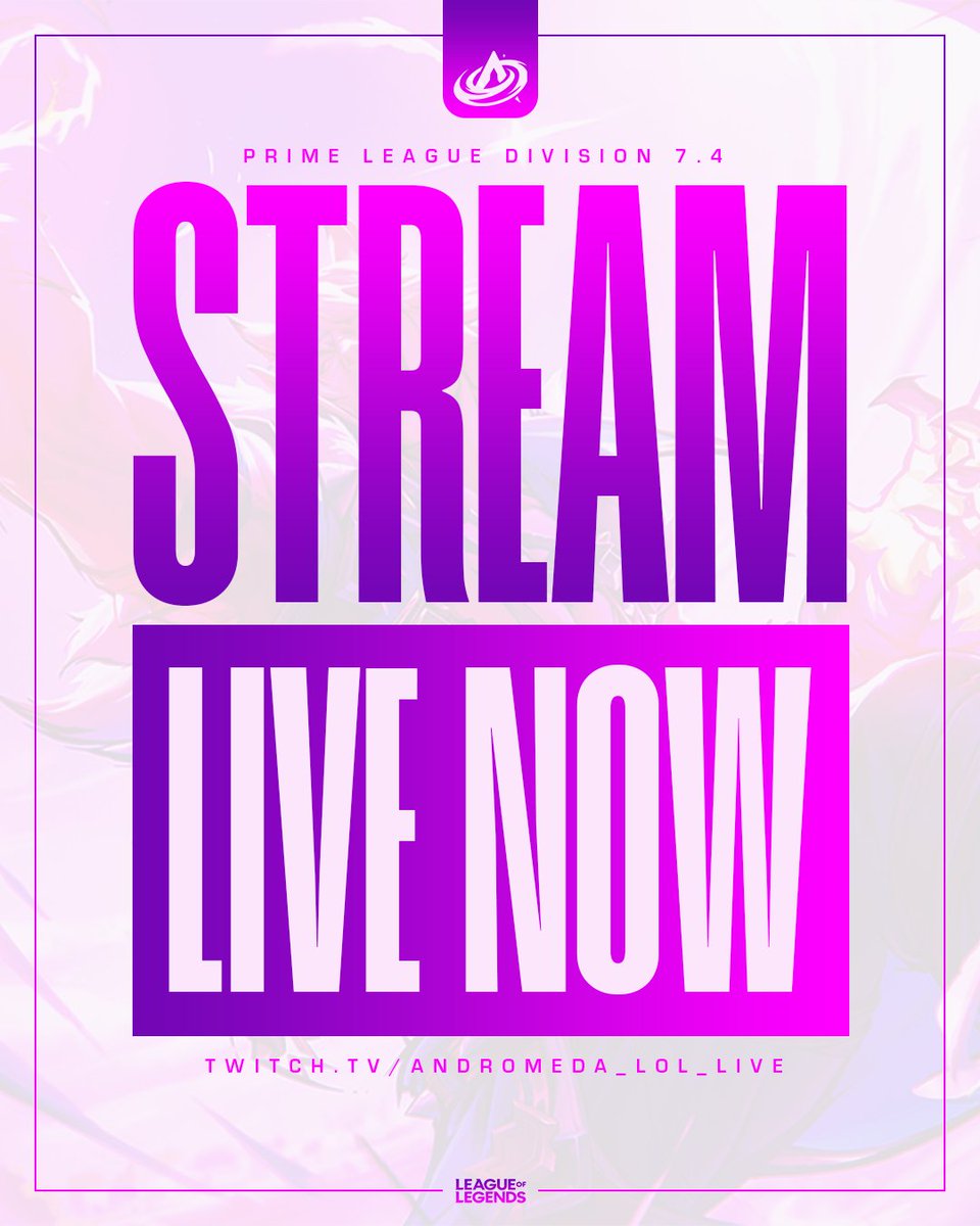 andromeda_lol's tweet photo. 🔴 STREAM IS LIVE
💫AOM Pulsar 💫vs. @DarkSerpentsofMidgard
Spieltag 1 beginnt gleich
📺https://t.co/UHkrGlDrLW
Kommt rein, es geht los.🌌
#TKPRM #AOMWIN #Leagueoflegends #andromedalol #CalissieArt #lol #Team #Universum #Galaxy #demotedpigeons #KobuIT #evolupemedia #gamingacademy #propads #gamescomlan #gamescom