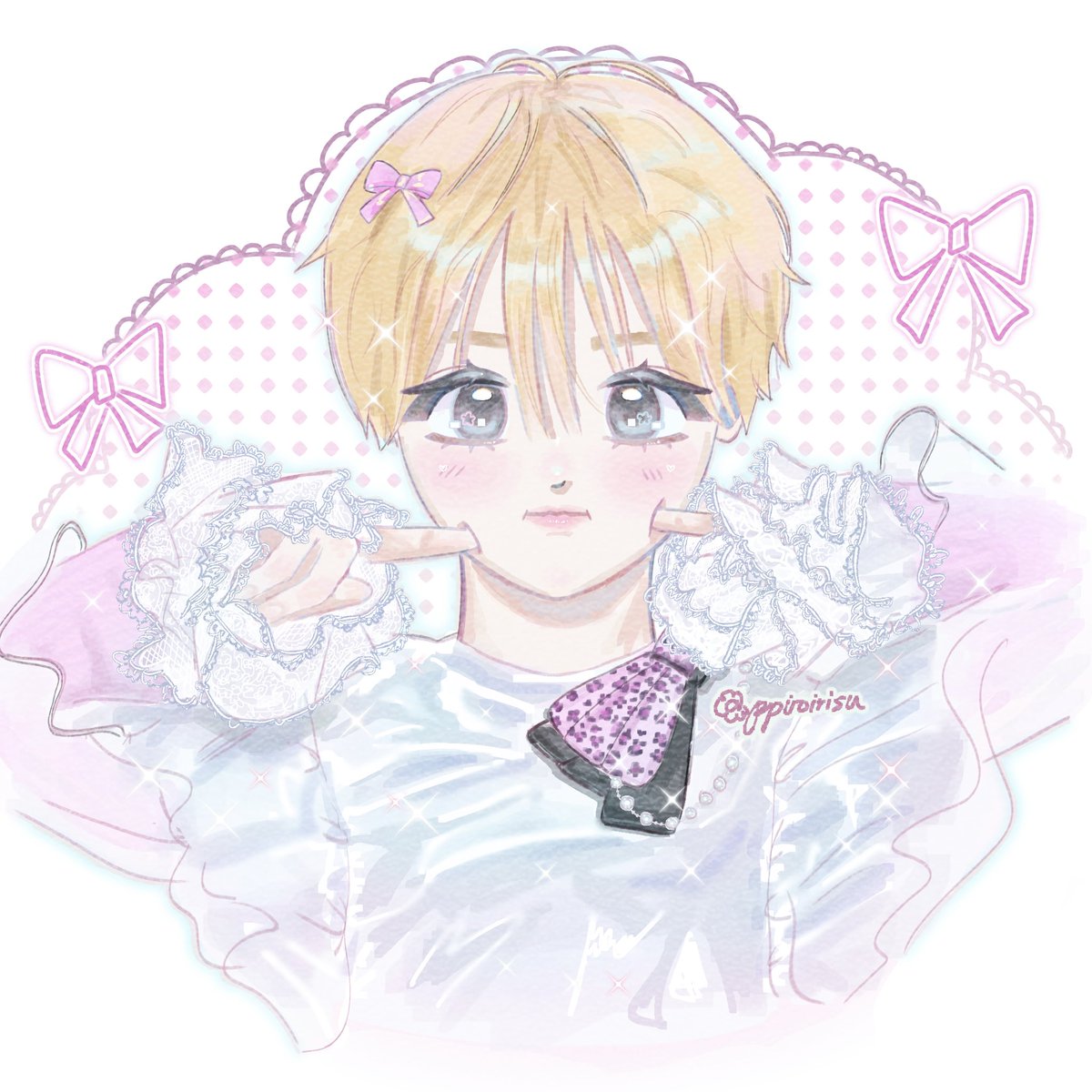 ppiroirisu's tweet photo. .𖥔 ݁ ˖ִ ࣪𖤐🌺🎀 #TREASUREfanart #도영 https://t.co/bT7IQ0KBDm