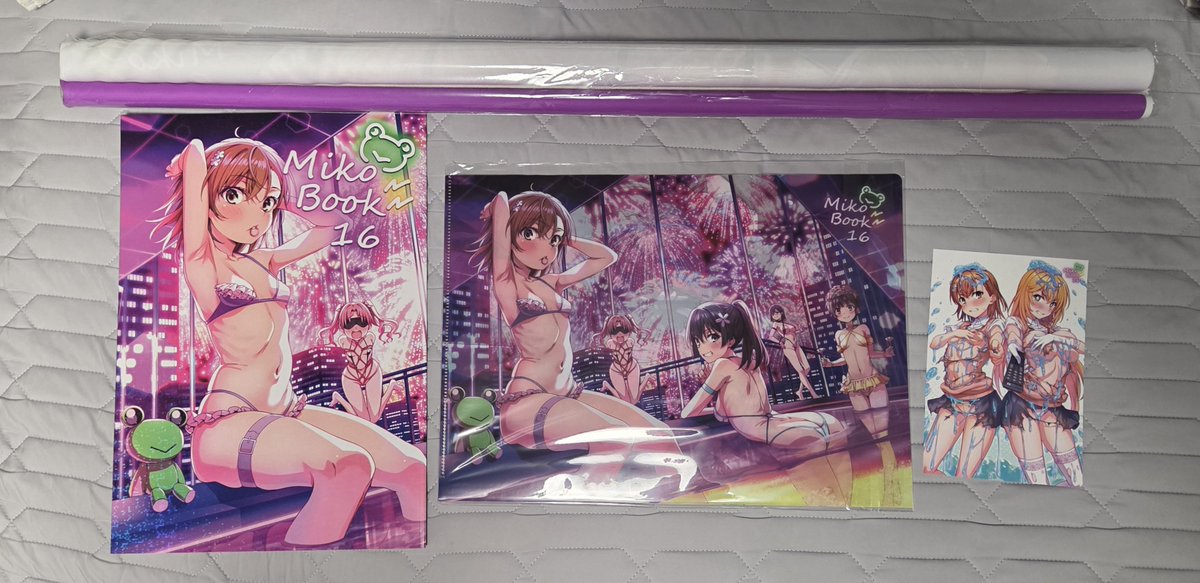 JayKevin7767's tweet photo. コミケが終わってからもう2か月近く経ちますが、ようやく整理が終わりました。
一志ピューマ(@pyuma_isshi)先生、今回も素敵な美琴をありがとうございます！
テピもすごく可愛いですね！ https://t.co/n41iOSUmDt