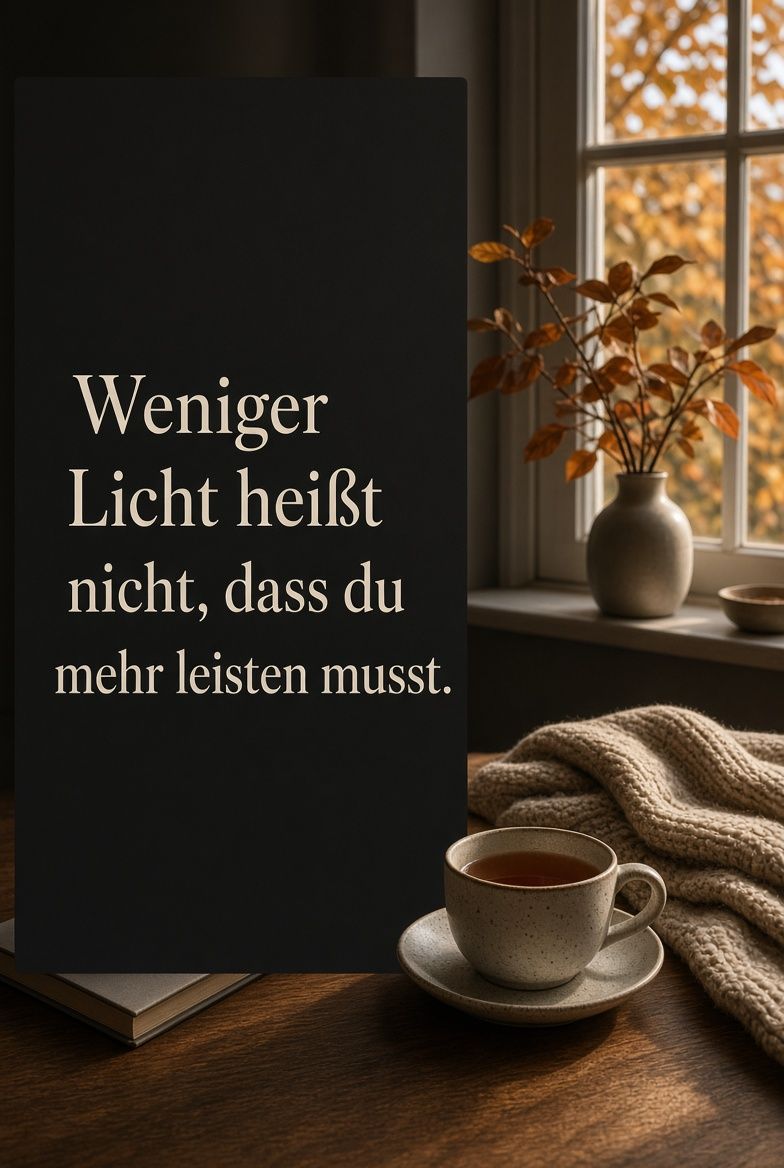 AlexBeierlieb's tweet photo. Weniger Licht heißt nicht, dass du mehr leisten musst. https://t.co/FXlVdJCXj4