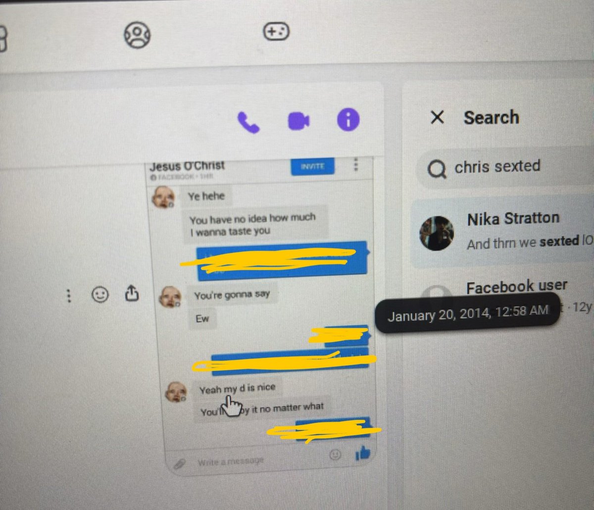 SpangIeDangIe's tweet photo. A new batch of images showing interaction between Chris O'Neill (Oney/OneyPlays) and Veronica was dropped on the SleepyCabin subreddit

I do have some individual images in higher quality which I can finally share https://t.co/5IiyNOCOhg