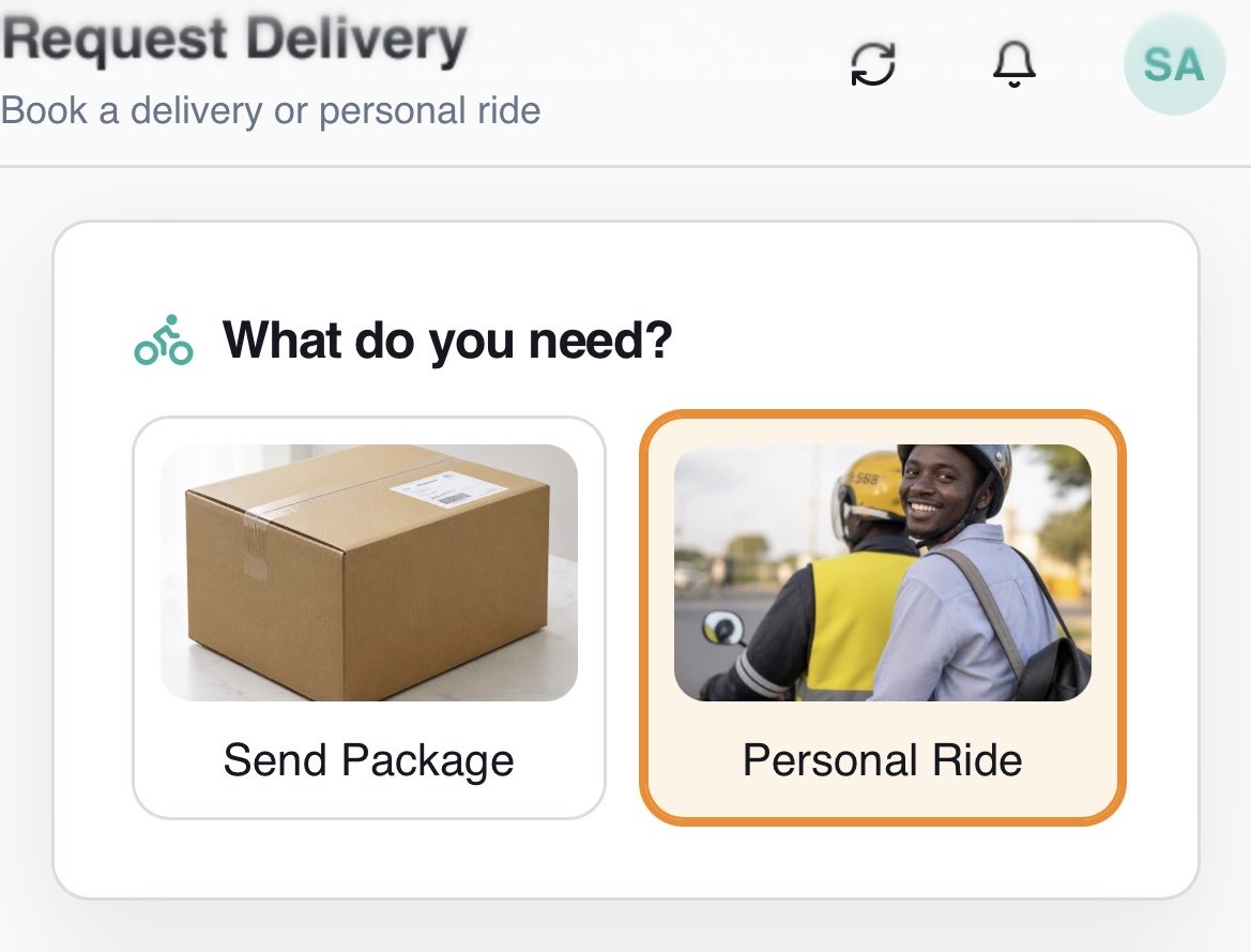 EnzoraGroup's tweet photo. Ride bookings on PulseRide made easy.
A short thread 🧵 
1. Select ride type https://t.co/x7bNqpieqy