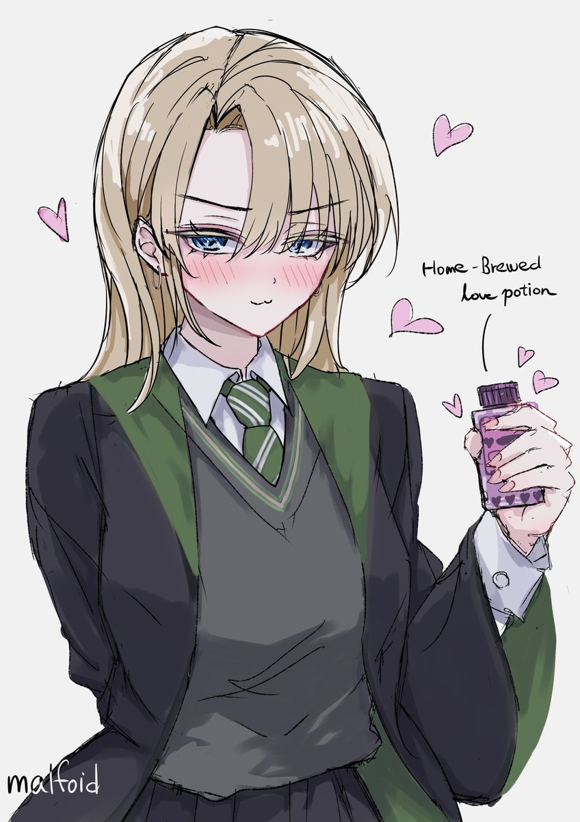 ill_Natto's tweet photo. ♡lovepotion♡　#malfoid https://t.co/XR30qVI4kF