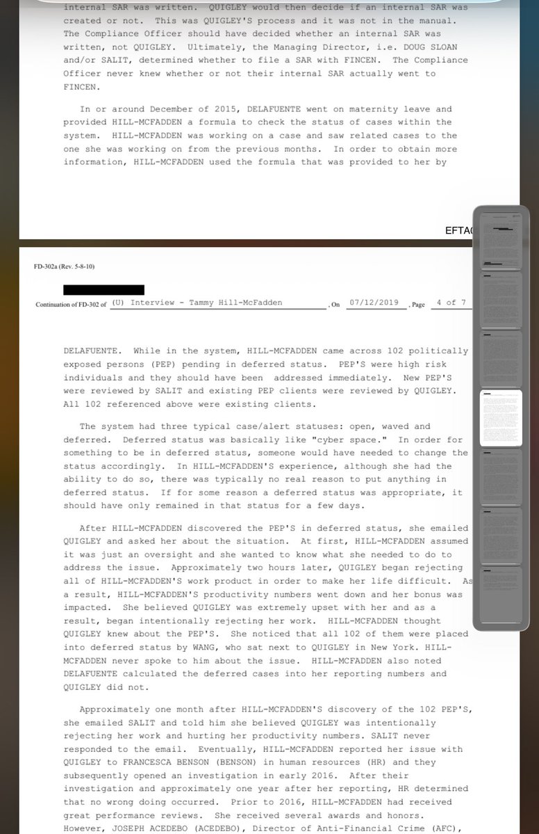 jakeshieldsajj's tweet photo. This is in the Epstein files about Jared Kushner and Jeffrey Epstein 

A whistleblower who worked at Deutsche Bank went to the FBI after she uncovered a massive money-laundering plot

When she brought this to the head of her bank she was fired

It seems the FBI also ignored it https://t.co/oOSWKOnpSC