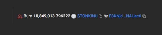 stonkinusol's tweet photo. And we have lift-off! Bought 108.6 sol and burnt the tokens (10.8m solana:6XhzSy3VTTkwqMUSQsStM3ncGy6ozcPnzLVmv4HZ64cC ~10.5k)

https://t.co/AgBkMIY8C2

And so the journey begins. We will periodically burn more from the NFT royalties, as well as create a website+ dashboard to monitor

You can trade them on Tensor! https://t.co/wo8kqG897Q