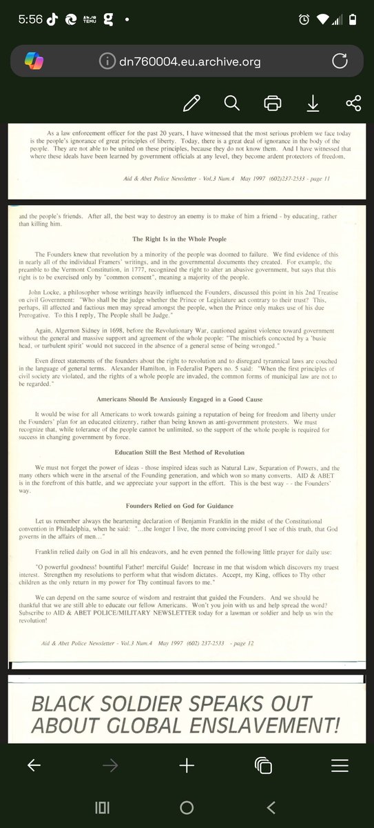 Deprogramingyou's tweet photo. @MsCoffee76 I'm curious where he found the information about 179 days to replace it with new safeguards? It is our right &amp; duty to abolish governments written into the declaration of independence. Needed to be done every few decades especially 150yrs sense the military usurped our Republic https://t.co/aNtqo88yJx