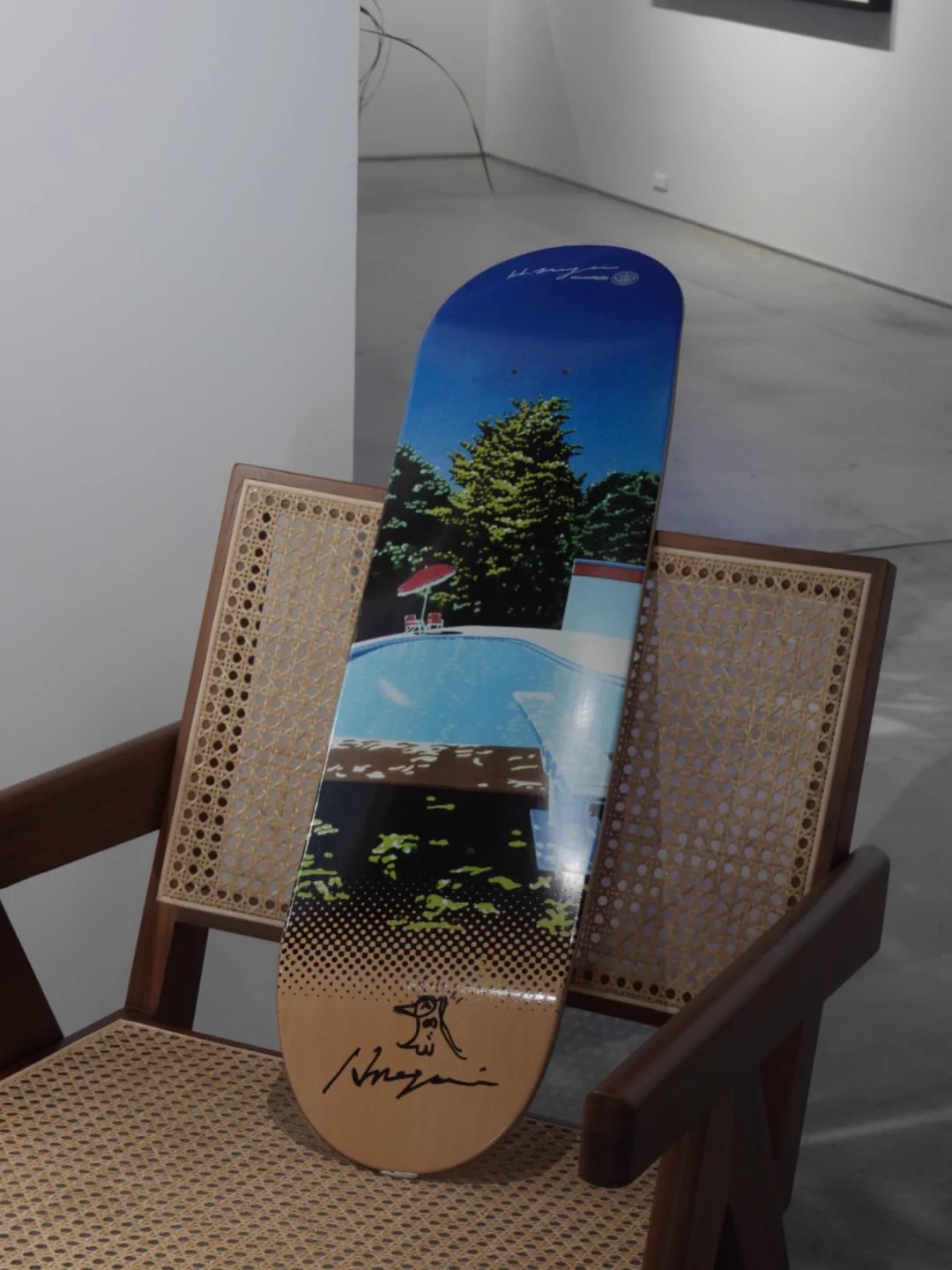 【極美品限定品】永井博デザイン　スケートデッキ 永井博(Hiroshi Nagai) on X: 