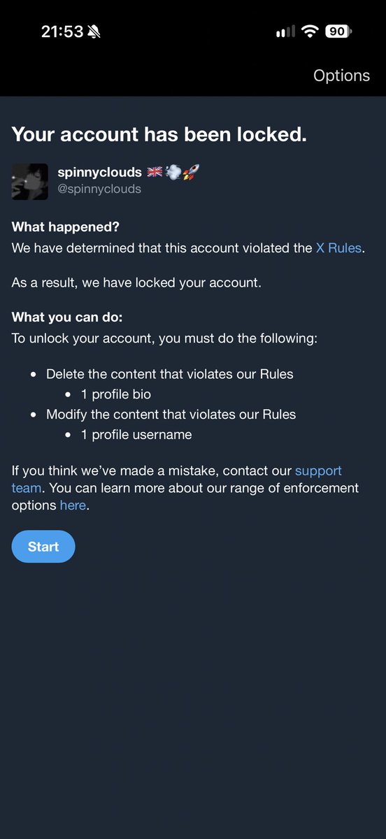 spinnymbus's tweet photo. These mf’ers- had to wait 12 hours to unlock just to get locked again for name and bio 😒

Good thing I paid attention in geography and can predict the weather will still be cloudy 👀 kinda pissed “spinimbus” wasn’t available 

Oh and apparently perving is a-okay ;) https://t.co/jVTxQ7Cgns