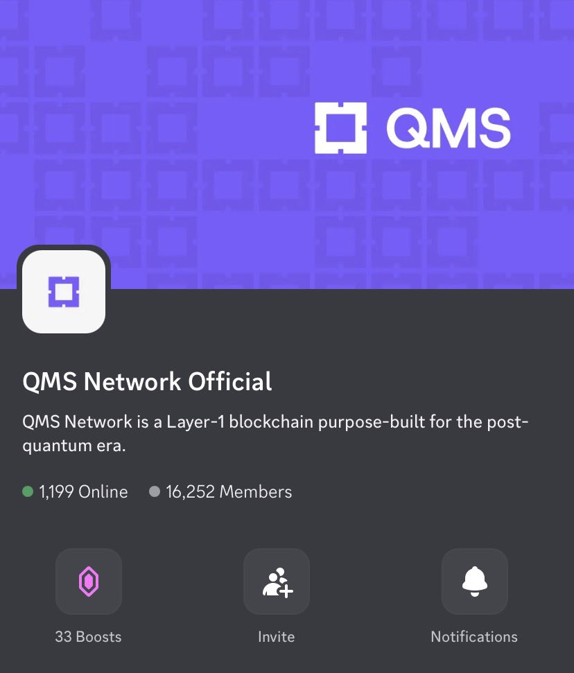 0xT0T0's tweet photo. GIGA BULLISH ON @QMSNetwork 🔥

QMS Network is not just another L1 https://t.co/r0u3zevPTN