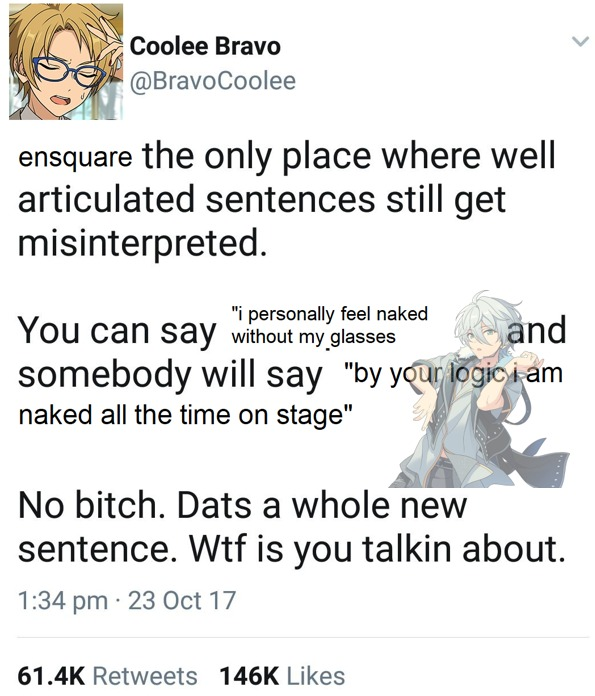 cootpancake's tweet photo. for the record kanna was joking https://t.co/0kcHu1vmXt
