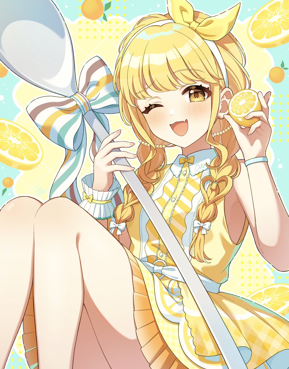 hayamaro65's tweet photo. ウィークエンドシトロンことね🍋💛
#学マスFA https://t.co/xdQ2BYL15U