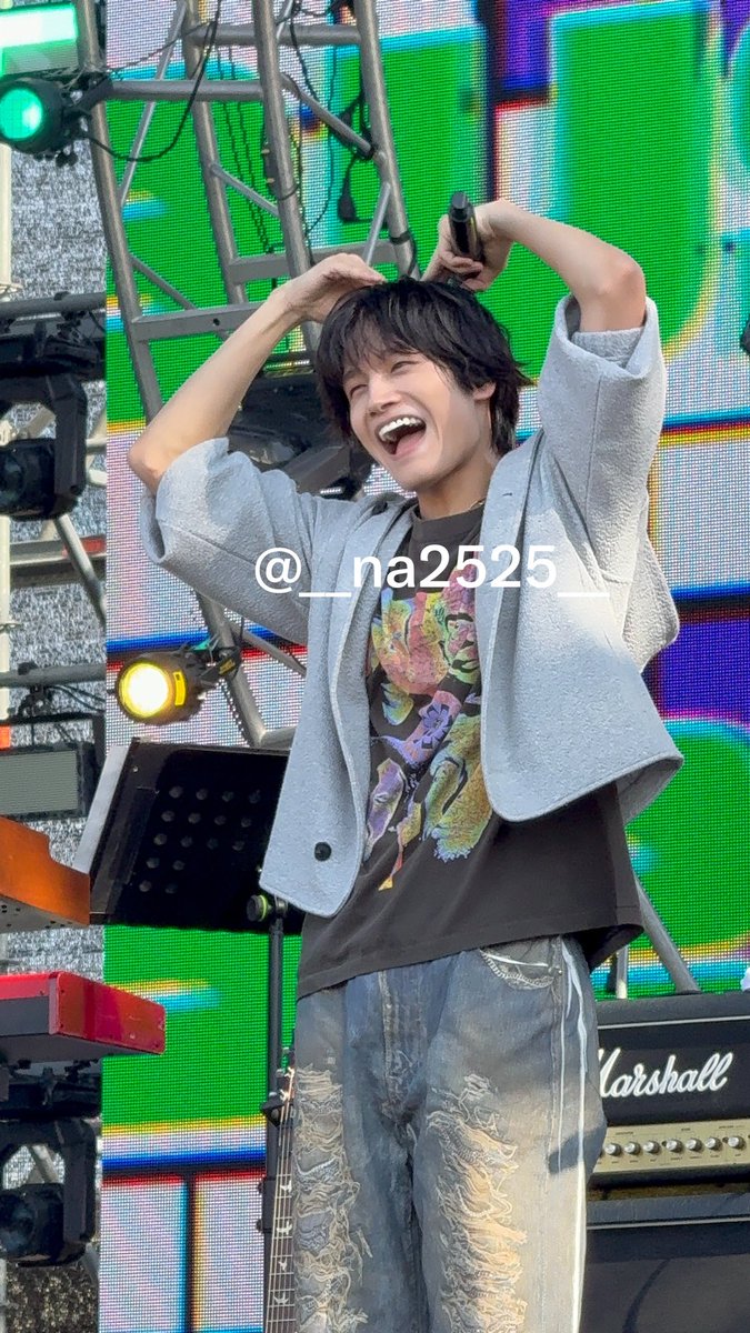 __na2525__'s tweet photo. 取り急ぎ
めちゃくちゃビジュのいい晶哉🥹💚

#XMF2026 #Aぇǃgroup  #佐野晶哉  #Aぇインターステラ https://t.co/lUIfdqtDgv