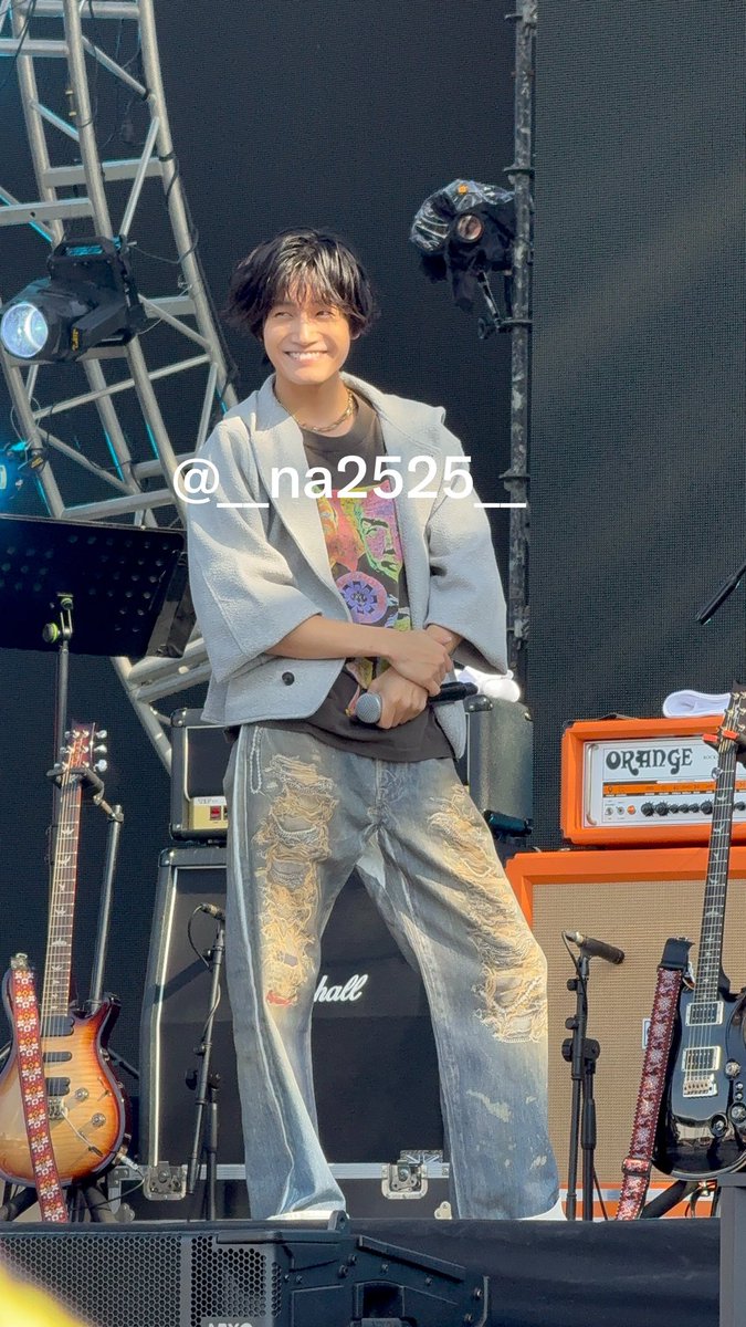 __na2525__'s tweet photo. 取り急ぎ
めちゃくちゃビジュのいい晶哉🥹💚

#XMF2026 #Aぇǃgroup  #佐野晶哉  #Aぇインターステラ https://t.co/lUIfdqtDgv