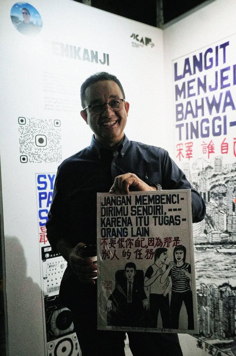 senikanji's tweet photo. Gara-gara ini jadi banyak Anak Abah @aniesbaswedan mampir ke IG @senikanji 😁🙏

Oh ya hari ini JICAF hari terakhir ya di Agora Mall Jakarta, kalo ada yg butuh invitation DM aja okey 😚👌 https://t.co/sAWEJcEbj4