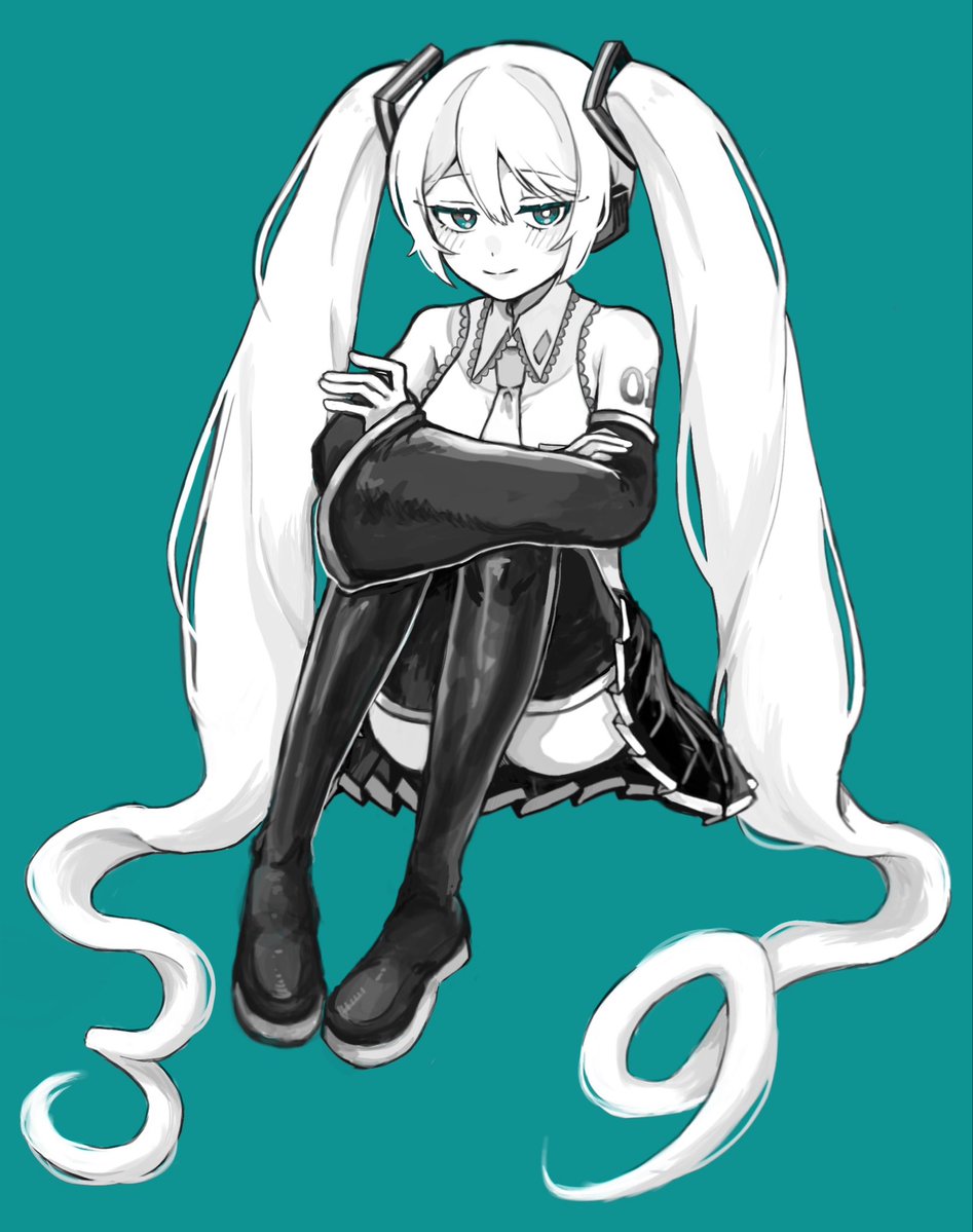 suisu1_nek0's tweet photo. #初音ミク https://t.co/HfZDnLEine
