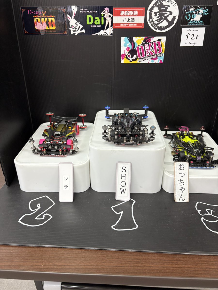 dakisuga's tweet photo. おおはら模型さんのレースに行ってきました！
なんとかライト以下限定で入賞！
運営の方々お疲れ様でした♪ https://t.co/qTCN0niqyL