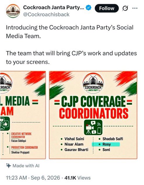AnkurSingh's tweet photo. Abhijeet Dipke is calling Rosy independent journalist.

But she is Official Coverage Co-ordinator of CJP. Makes reels supporting CJP.

Now she has suddenly became a Journalist and alleging that Delhi Police molested her.

CJP workers record everything, hundreds of cameras. But till now no proof given by CJP.