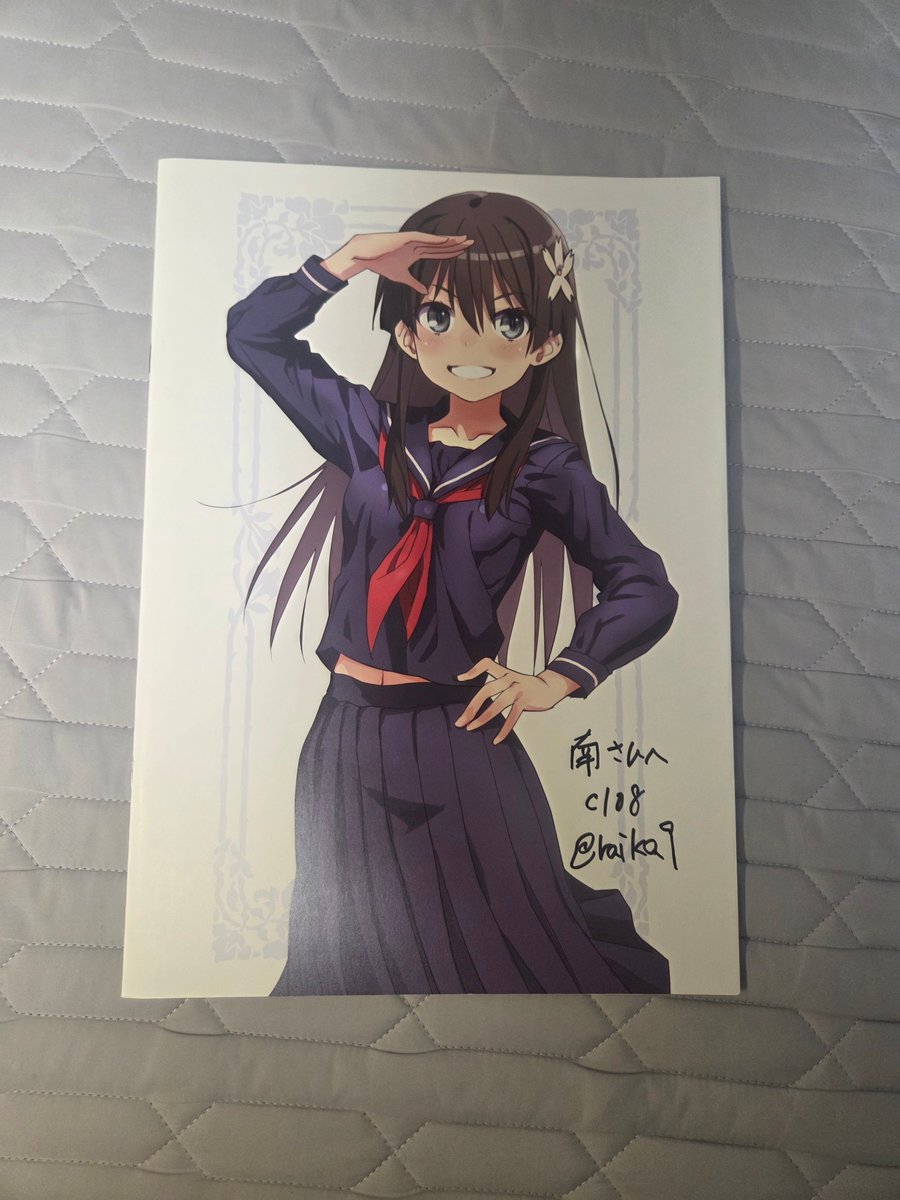 JayKevin7767's tweet photo. コミケが終わってからもう2か月近く経ちますが��ようやく整理が終わりました。
raika9(@raika9)先生、ありがとうございます！
サインもとても素敵ですね！ https://t.co/WeUEgIffFF